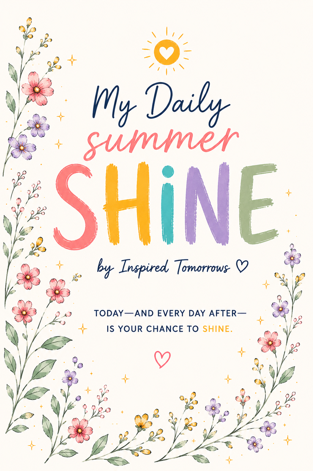 My Daily SHINE – Summer Edition | 12-Week Confidence & Growth Planner for Teen Girls