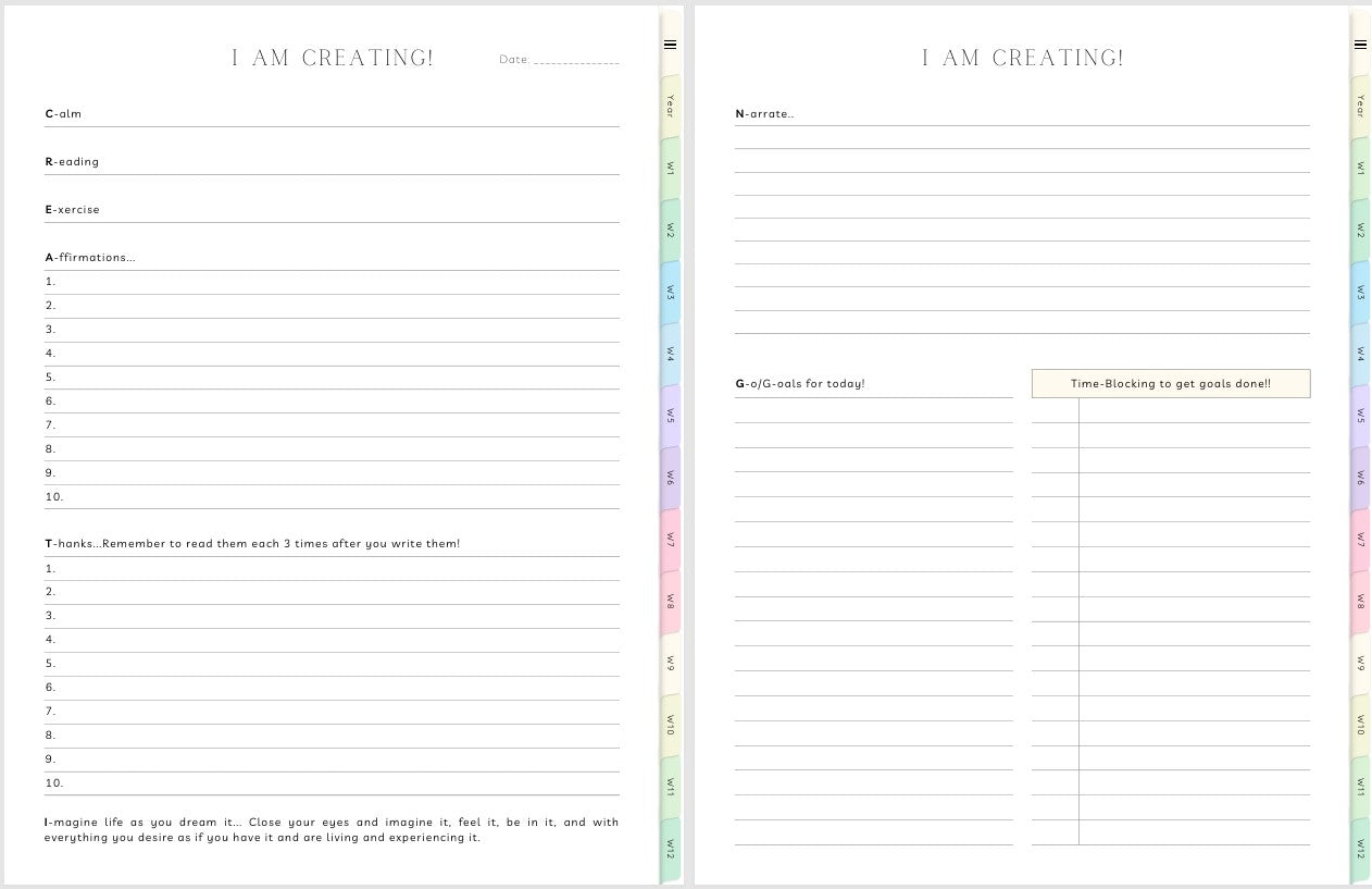 12 month-Digital Planner